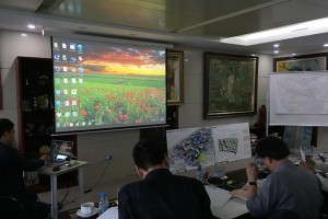 Lắp đặt máy chiếu phòng họp tại Công ty CP Ladeco - Văn phòng Chủ tịch HĐQT trường ĐH Nguyễn Trãi